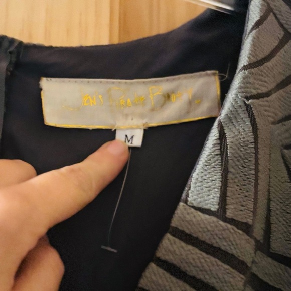 🆕Jen’s Pirate Booty x FP ‘Narcissus’ Gray Bell Sleeve Dress - Picture 10 of 12